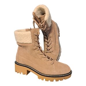 Violet & Red Alexa Boots (NWOT)